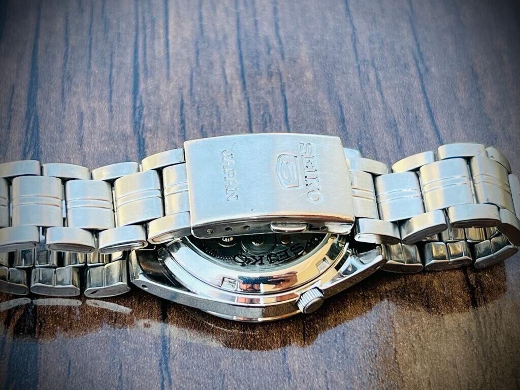 Seiko 5 Automatic 21 Jewels Railway Dial, 7S26 02C0 Mens Watch, 36mm