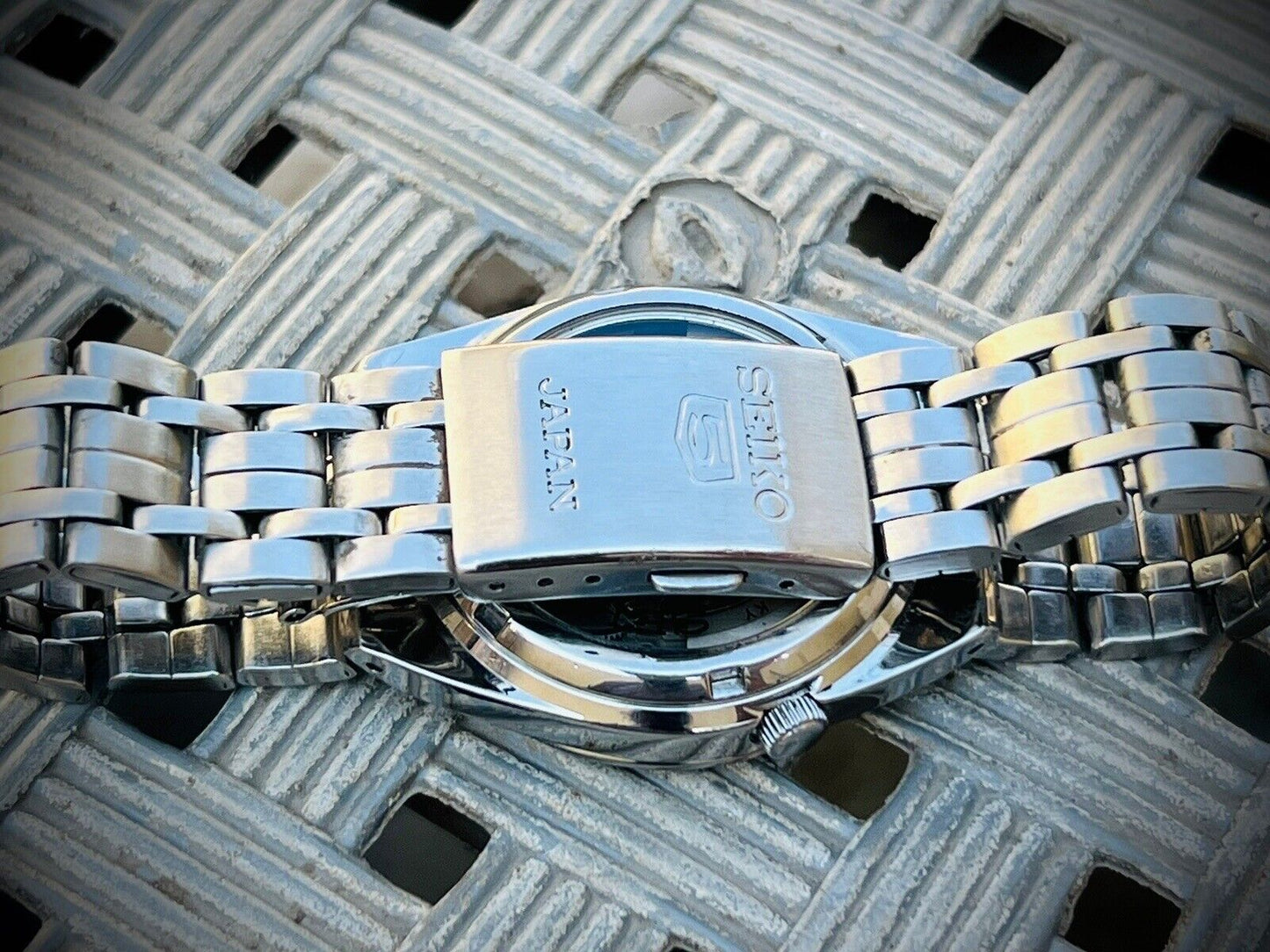 Seiko 5 Automatic 21 Jewels White dial Ref:7S26-02C0, Japan 36mm - Grab A Watch Co