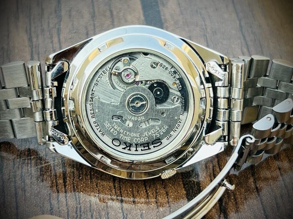 Seiko 5 Automatic 21 Jewels Yellow Dial, 7S26 00X0, 36mm Gents Watch