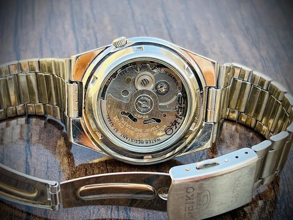 Seiko 5 Automatic 21 Jewels Yellow Dial, 7S26-0520 36mm Men’s Watch - Grab A Watch Co