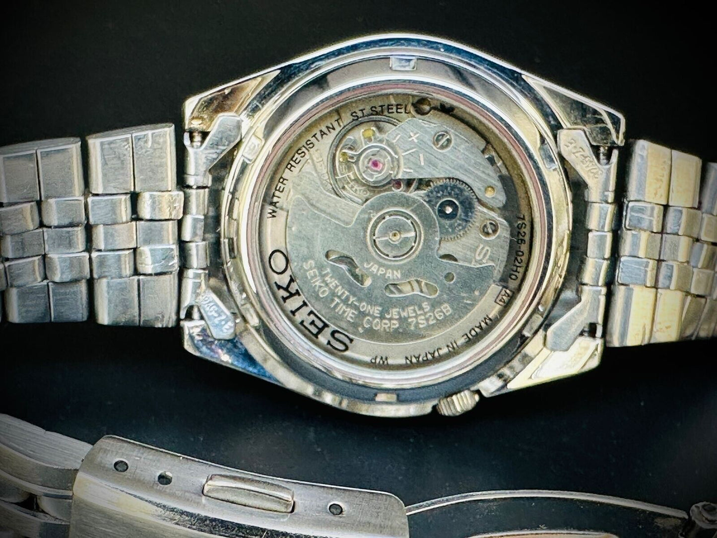 Seiko 5 Automatic Radium Dial 21 Jewels 36mm 7s26 02H0 Japan Made