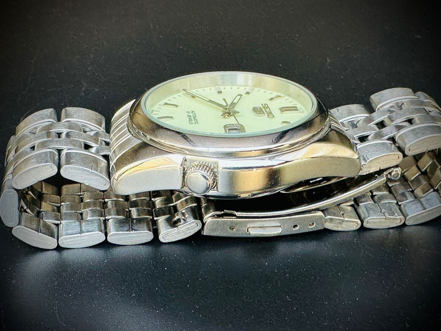 Seiko 5 Automatic Radium Dial 21 Jewels 36mm 7s26 02H0 Japan Made