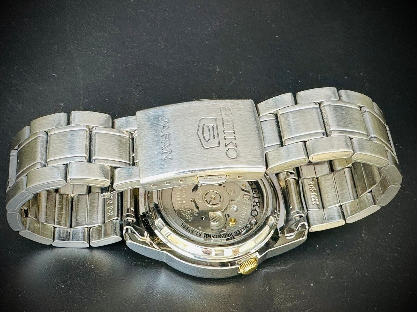 Seiko 5 Automatic Radium Dial 21 Jewels 38mm 7s26 02w0 Japan Made #104