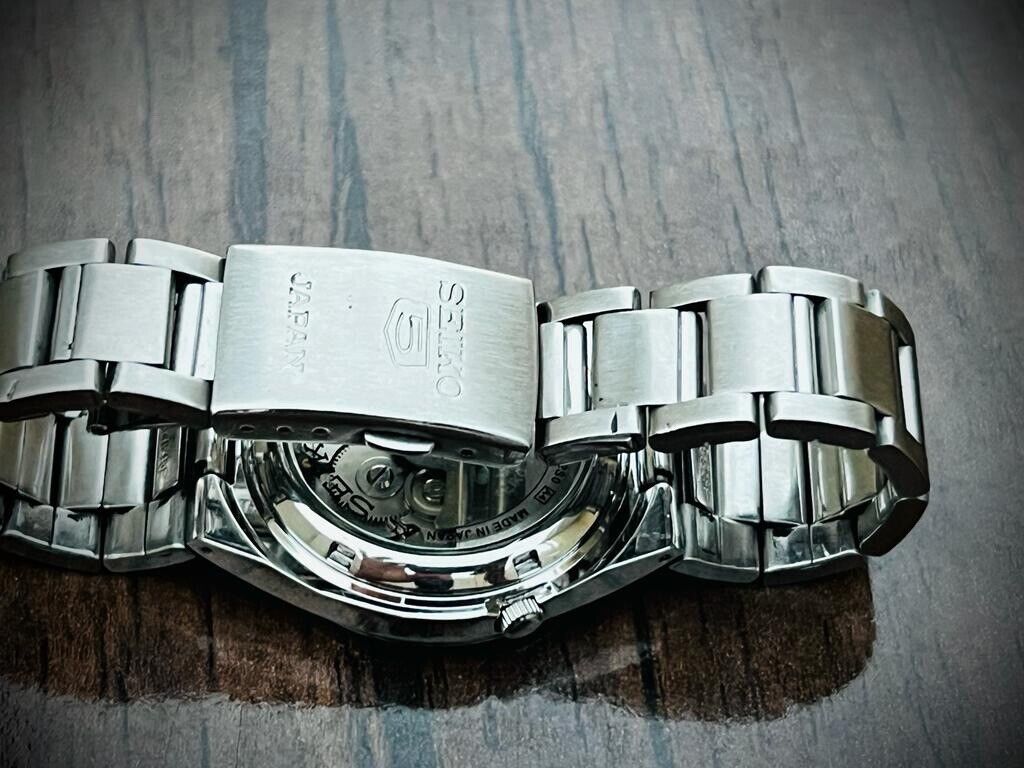 Seiko 5 Automatic Radium Dial 21 Jewels 7S26-02S0 37mm Men’s Watch, Japan Made - Grab A Watch Co