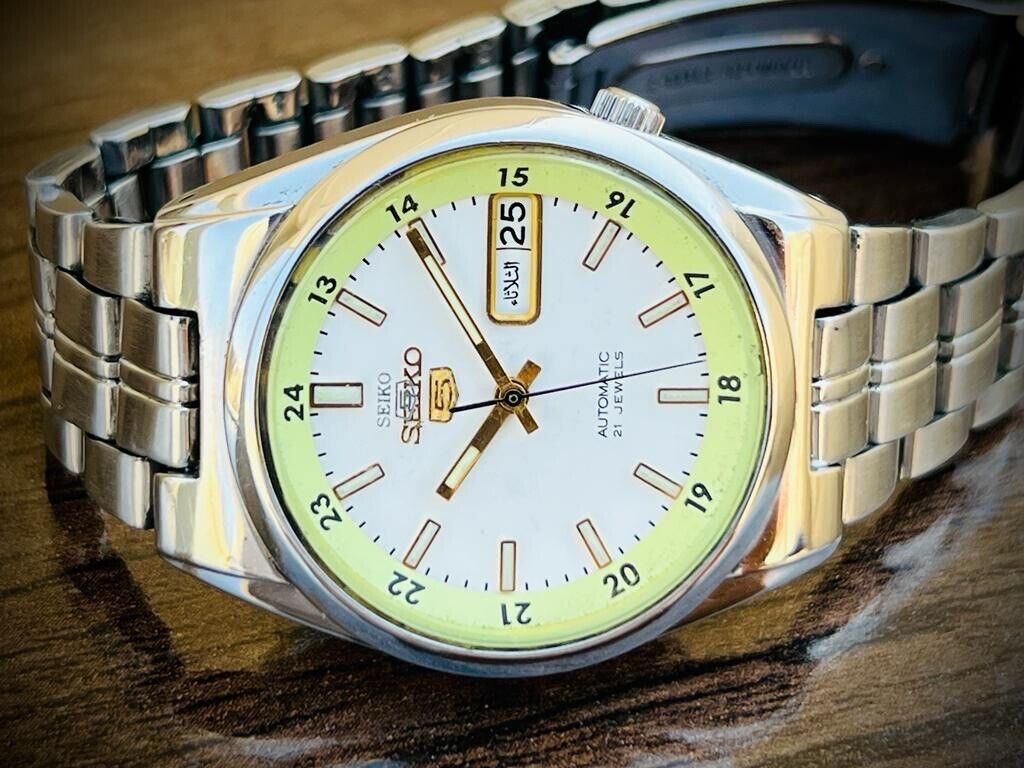 Seiko 5 Automatic Railway 21 Jewels, 7S26-0530 35mm Men’s Watch, Japan made