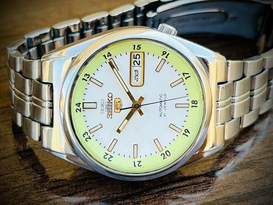 Seiko 5 Automatic Railway 21 Jewels, 7S26-0530 35mm Men’s Watch, Japan made