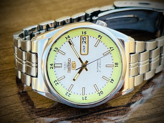 Seiko 5 Automatic Railway 21 Jewels, 7S26-0530 35mm Men’s Watch, Japan made