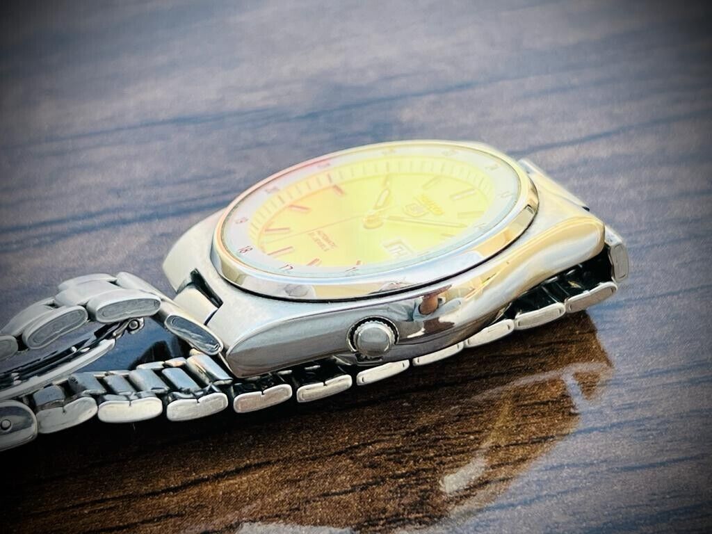 Seiko 5 Automatic Railway Radium Dial 21 Jewels 7s26-0530, 36mm Gents Watch - Grab A Watch Co
