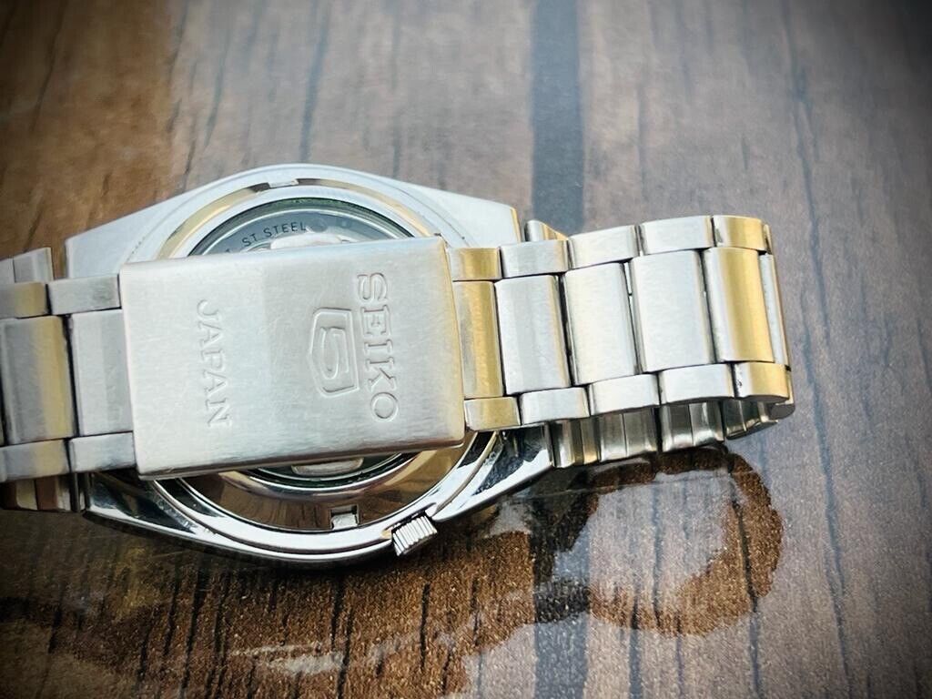 Seiko 5 Automatic Railway Radium Dial 21 Jewels 7S26 0530, 36mm Gents Watch - Grab A Watch Co