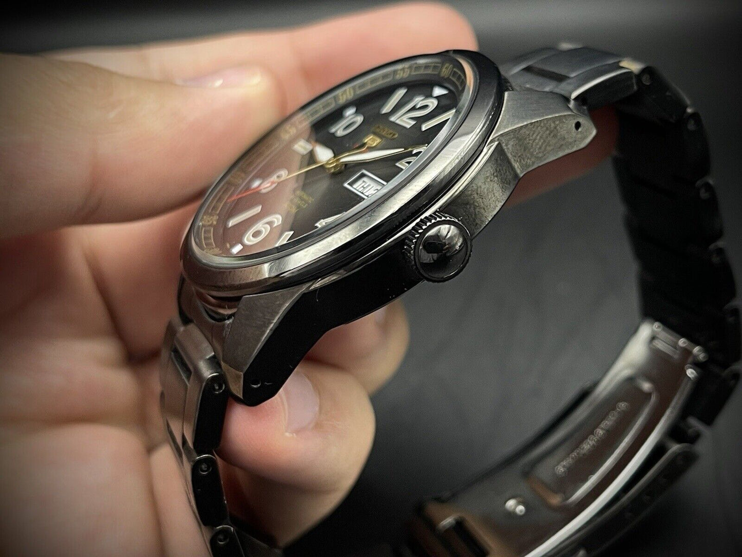 Seiko 5 Sports 100m Monster Beautiful SRP63K1 Automatic Mens Watch - Grab A Watch Co
