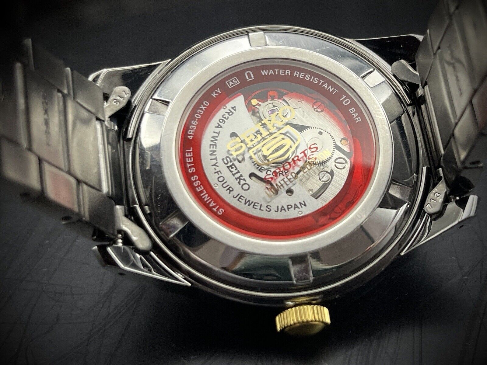 Seiko 5 Sports 100m Monster Limited Edition SRP647K1 Automatic Mens Watch - Grab A Watch Co