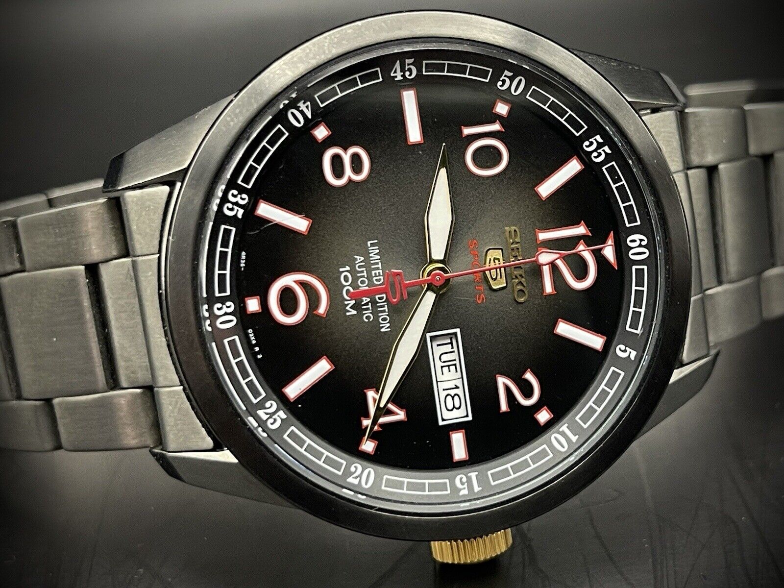 Seiko 5 Sports 100m Monster Limited Edition SRP647K1 Automatic Mens Watch - Grab A Watch Co