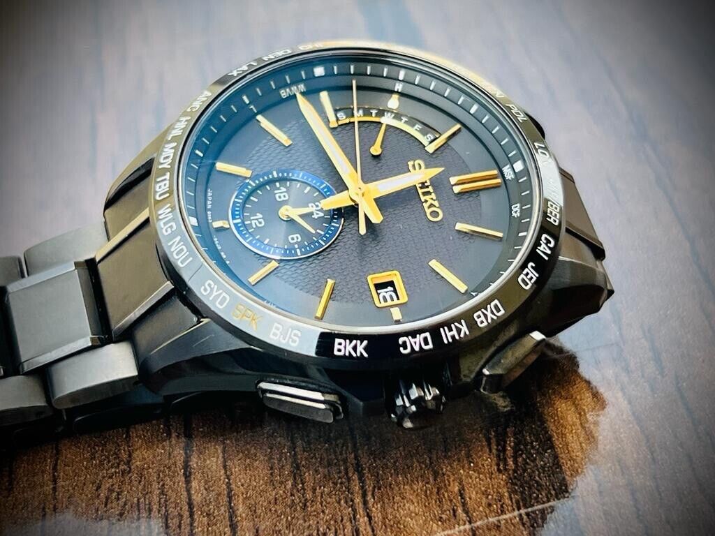 Seiko Shohei Otani Limited Edition Solar Radio Powered Titanium SAGA257 Watch