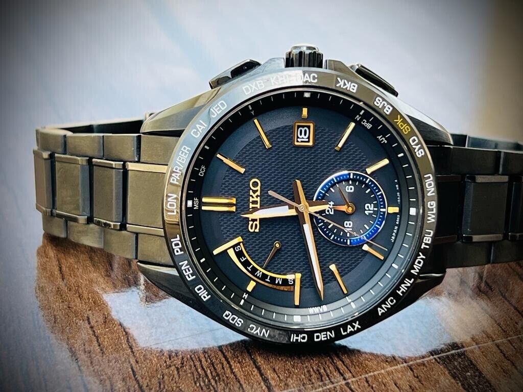 Seiko Shohei Otani Limited Edition Solar Radio Powered Titanium SAGA257 Watch