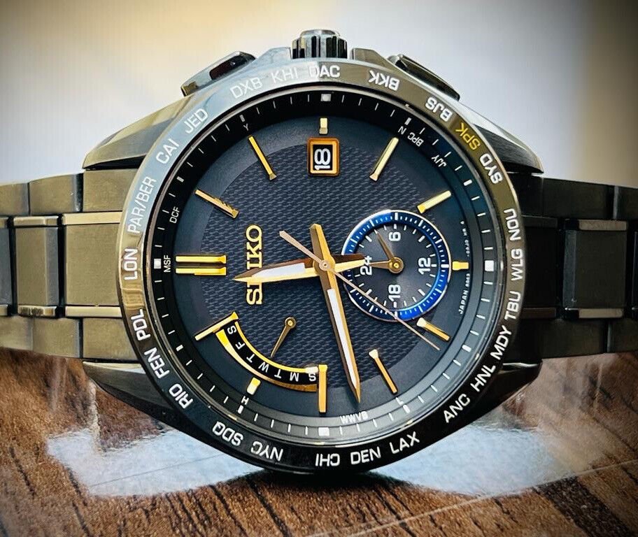 Seiko Shohei Otani Limited Edition Solar Radio Powered Titanium SAGA257 Watch