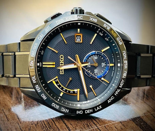 Seiko Shohei Otani Limited Edition Solar Radio Powered Titanium SAGA257 Watch