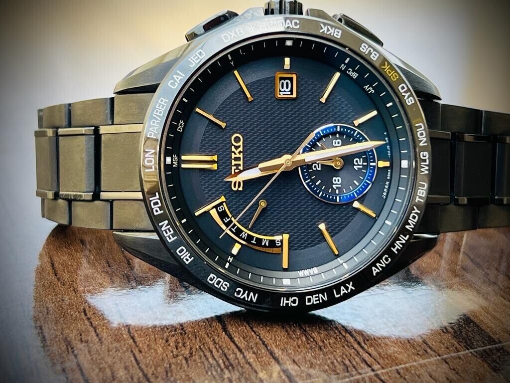 Seiko Shohei Otani Limited Edition Solar Radio Powered Titanium SAGA257 Watch