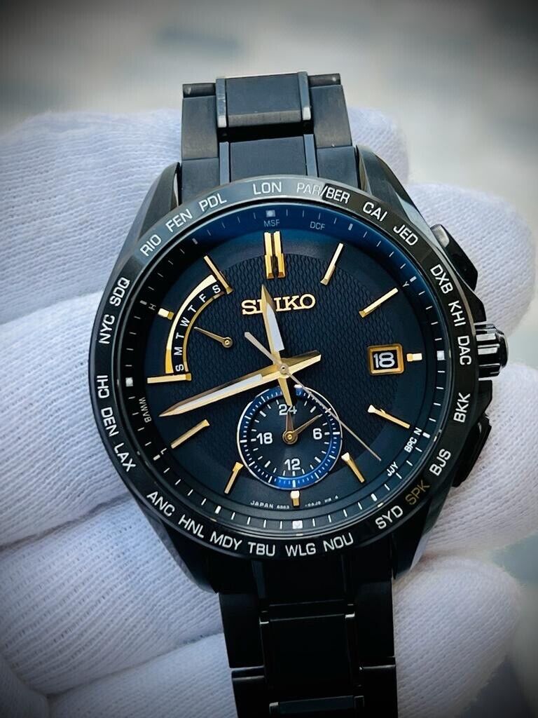Seiko Shohei Otani Limited Edition Solar Radio Powered Titanium SAGA257 Watch
