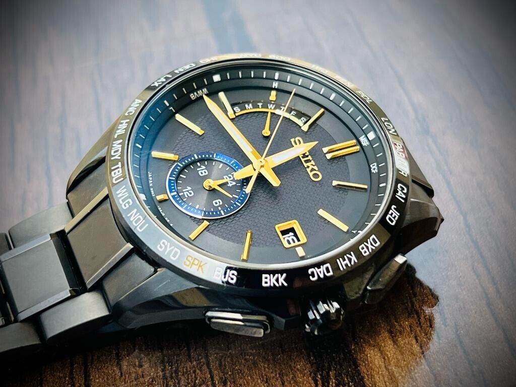 Seiko Shohei Otani Limited Edition Solar Radio Powered Titanium SAGA257 Watch