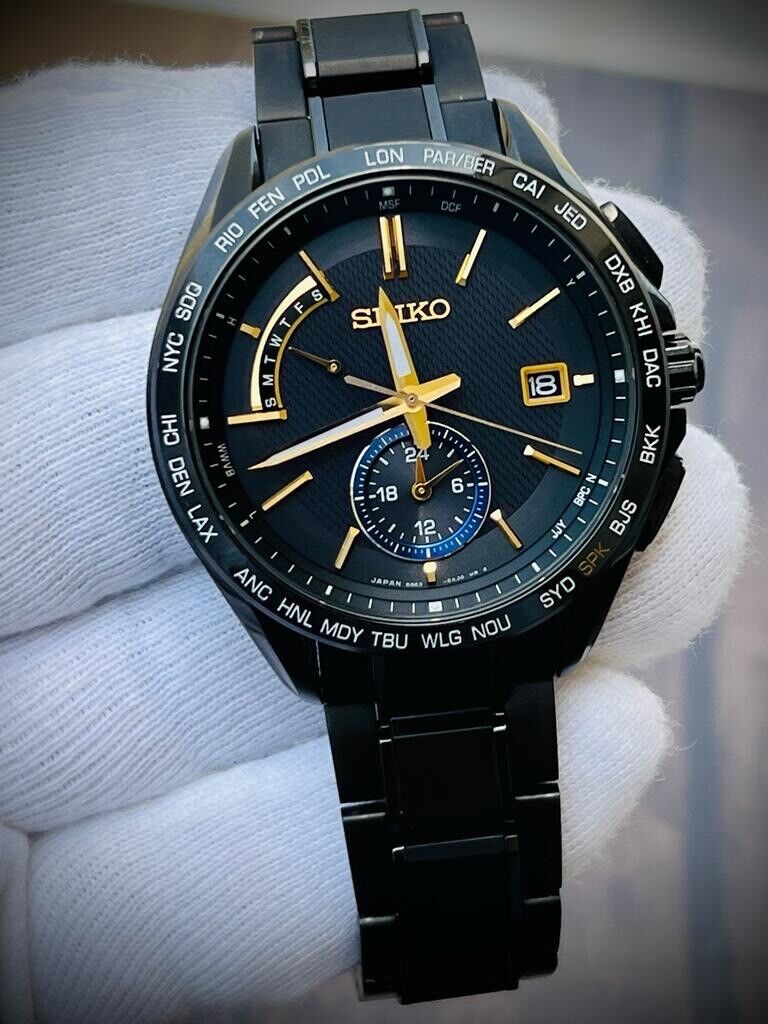 Seiko Shohei Otani Limited Edition Solar Radio Powered Titanium SAGA257 Watch