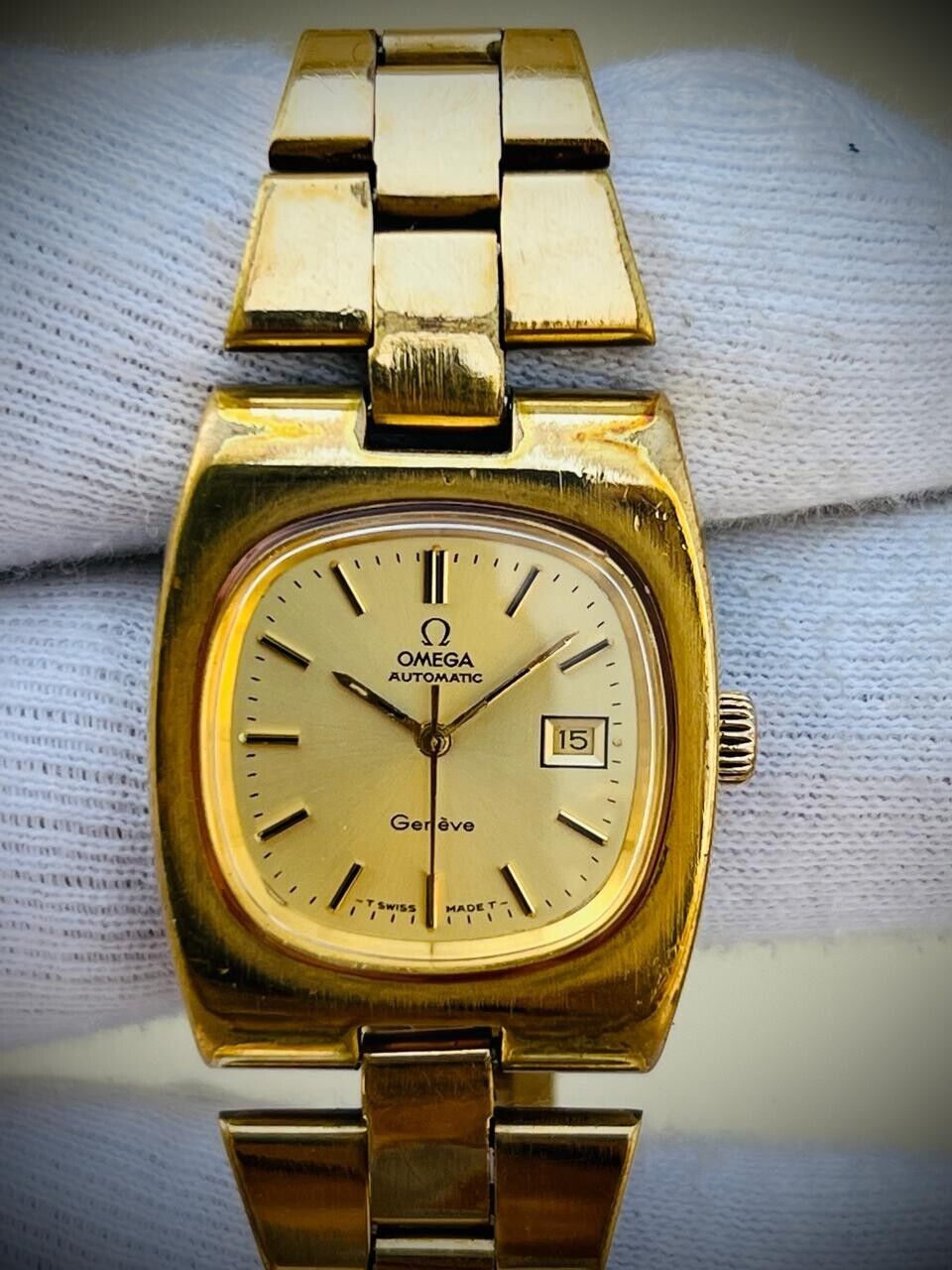 Serviced Vintage OMEGA Geneve Automatic Ref. 566.0075 Cal. 684 Ladies, Perfect - Grab A Watch Co