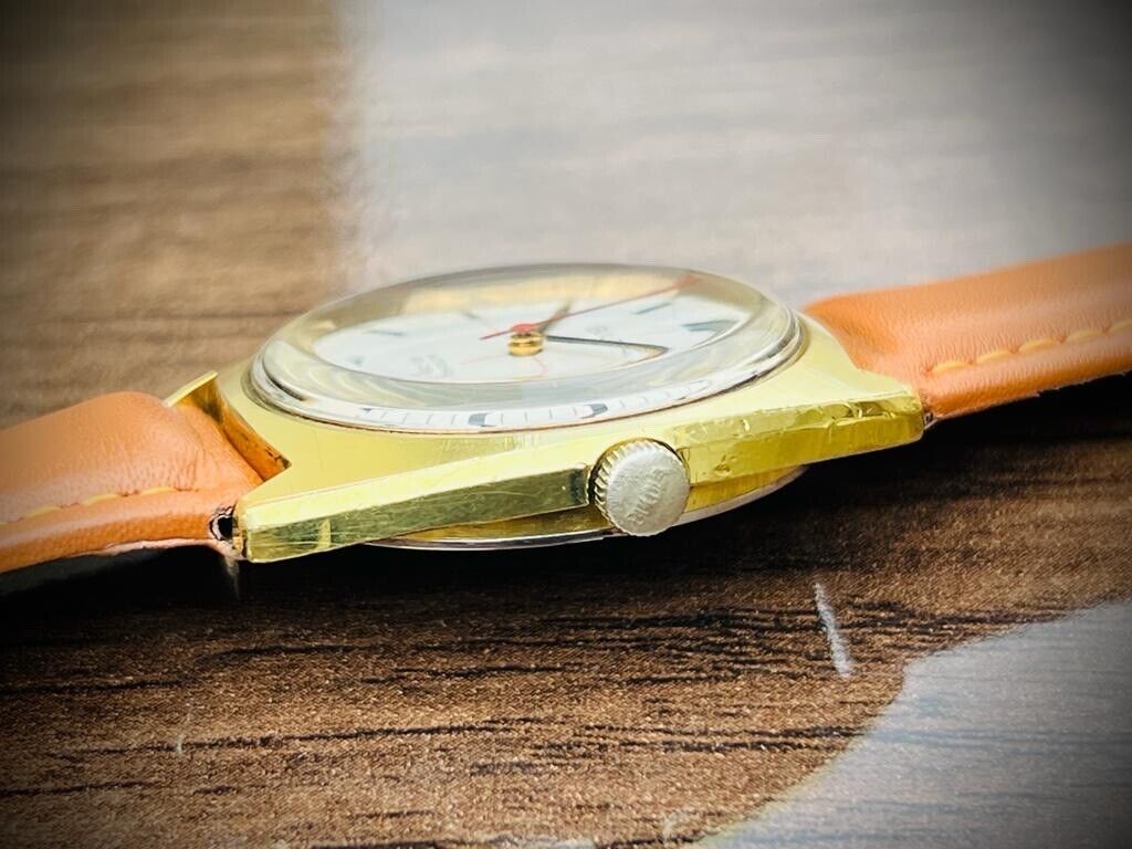 Vintage Bulova Automatic 36mm 23 Jewels 40 Microns Gold Plated 775-1 Swiss made