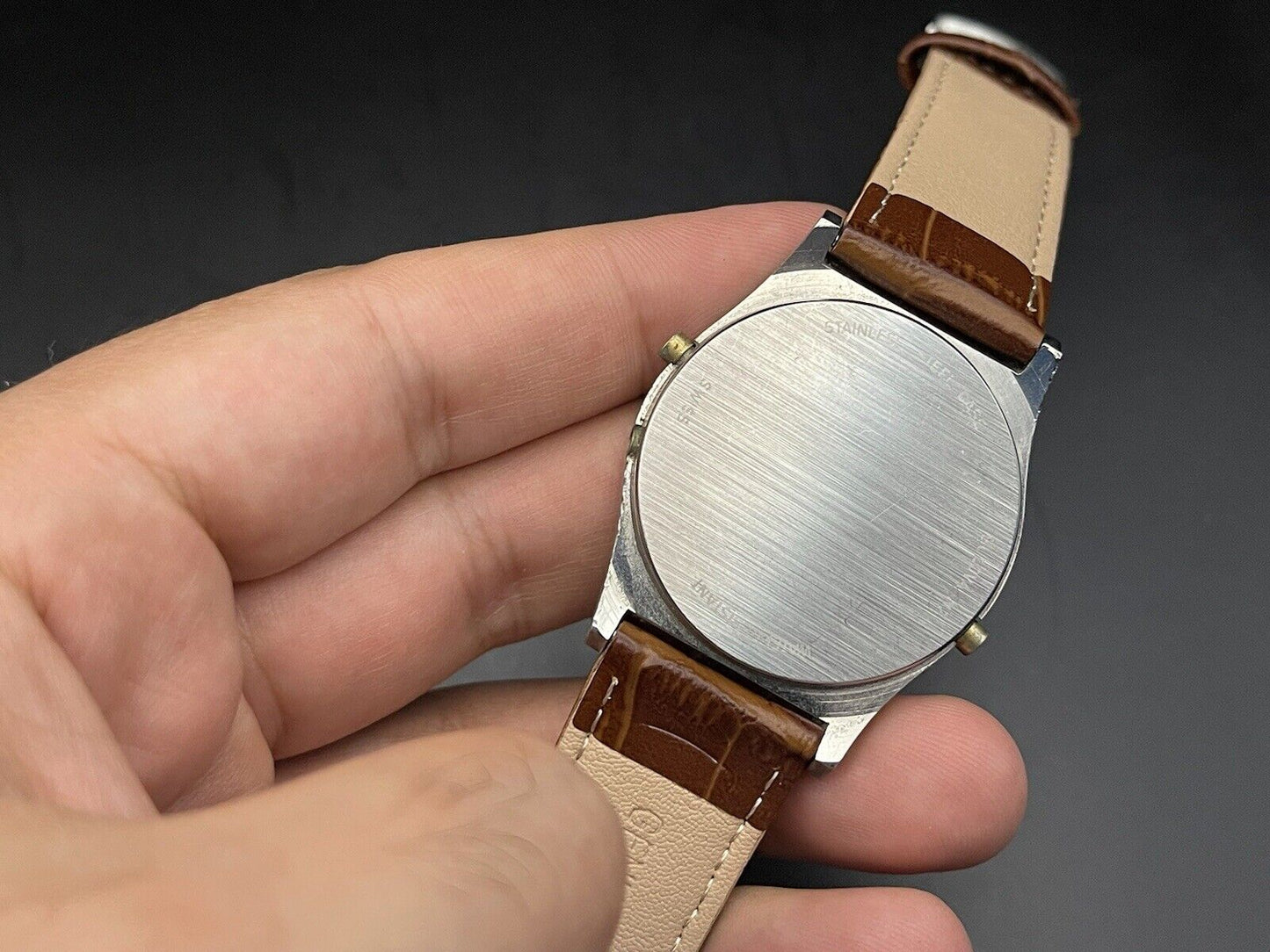 Vintage Bulova Digital Chronograph Quartz 36mm Gents Watch, Swiss Made - Grab A Watch Co