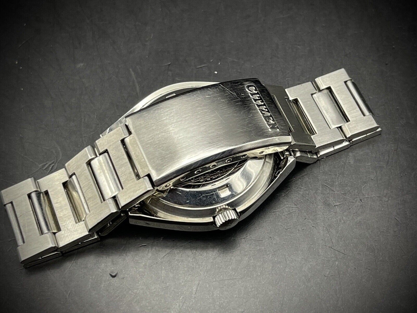 Vintage Citizen 21 Jewels 6501 Automatic Rare Blue Dial Mens Watch, Japan Made - Grab A Watch Co