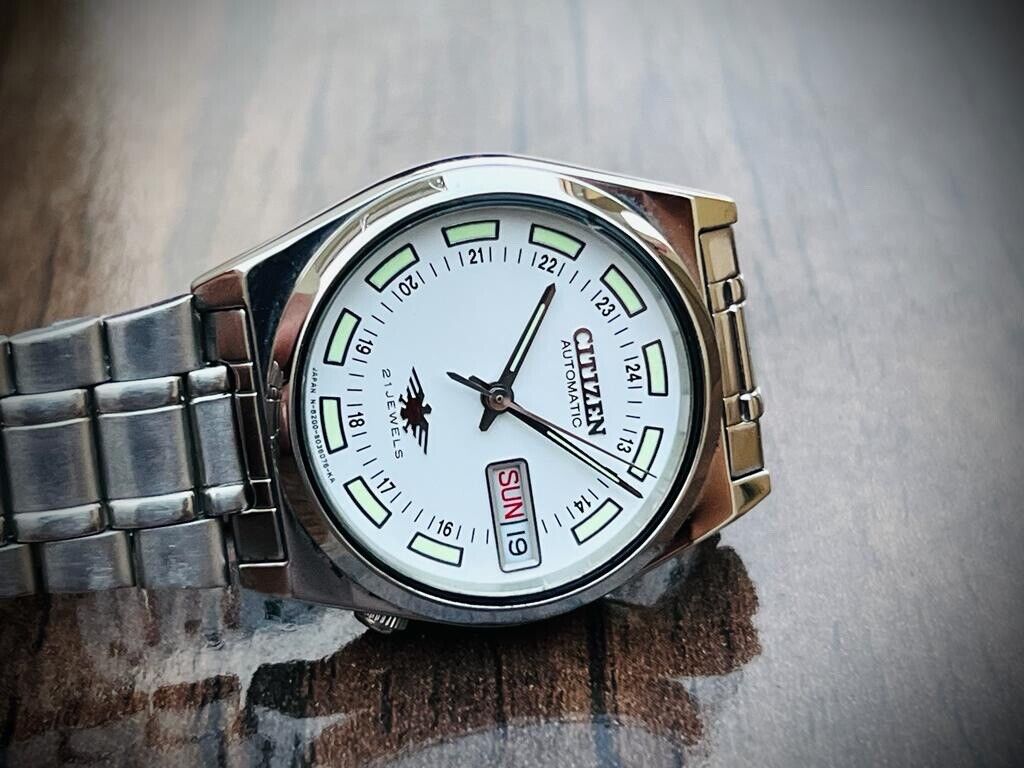Vintage Citizen Automatic Rare Dial 32mm Mens Watch, Japan Made - Grab A Watch Co