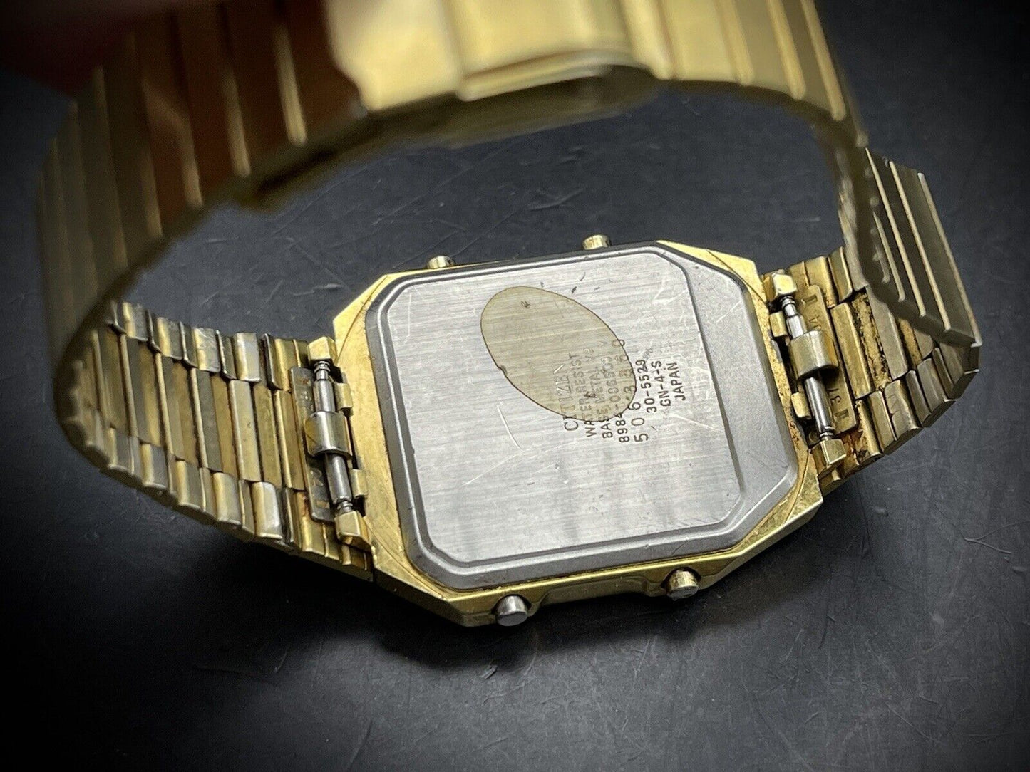 Vintage Citizen Digital Chronograpgh Alarm Gents Watch, Japan made - Grab A Watch Co