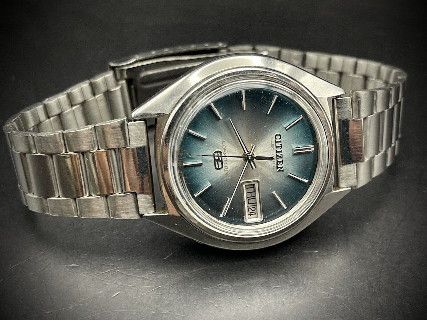 Vintage Citizen Electronic Cosmotron 7804 Gents Watch, Japan made