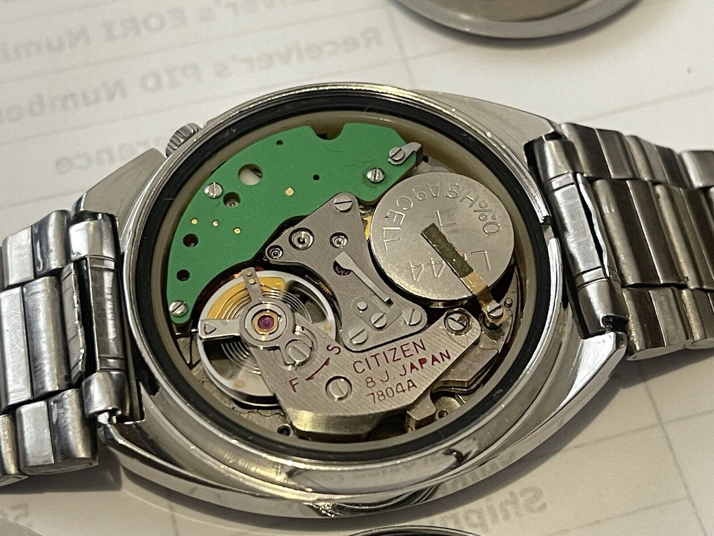 Vintage Citizen Electronic Cosmotron 7804 Gents Watch, Japan made