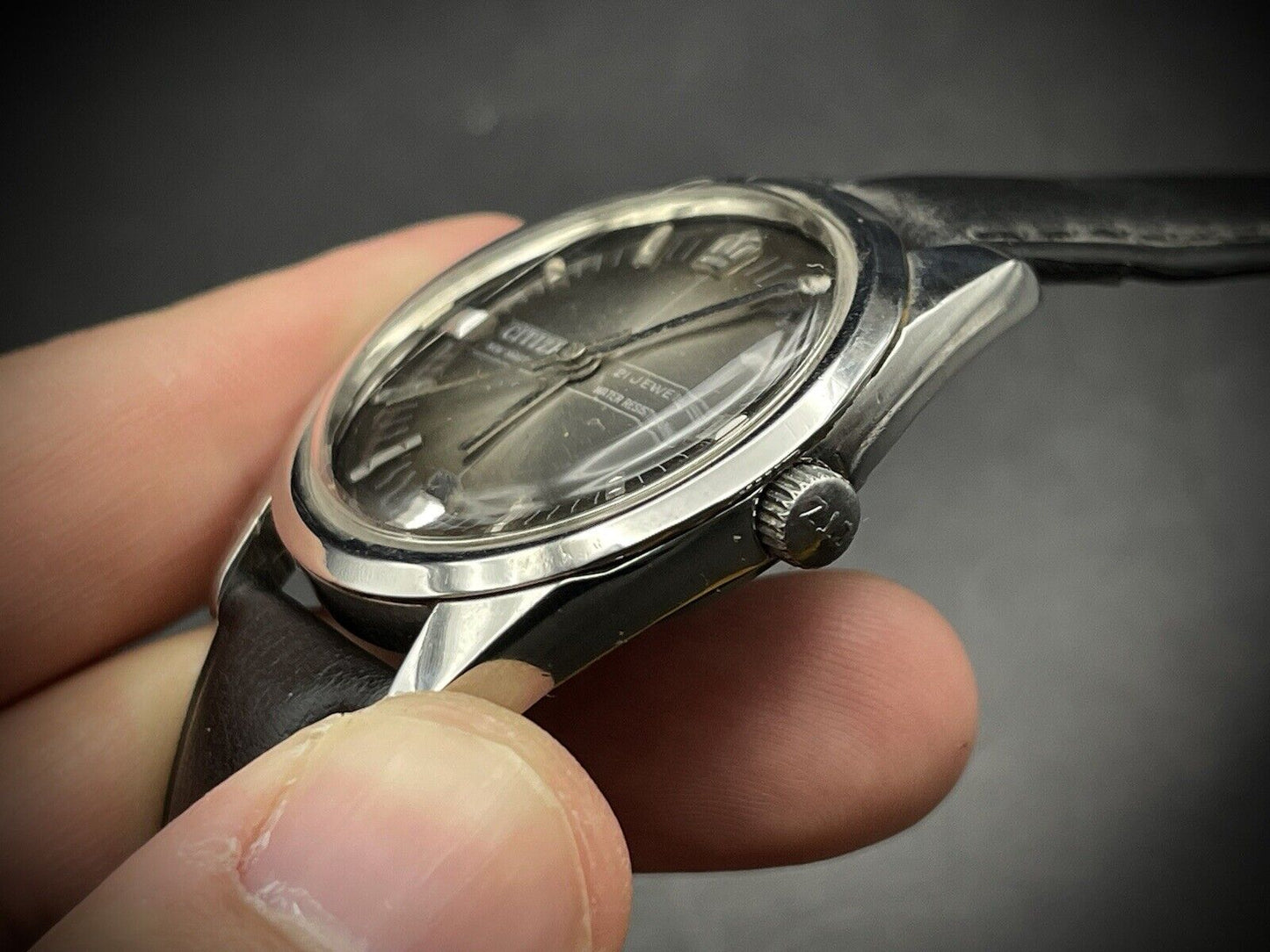 Vintage Citizen New Master 22 Automatic 35mm Gents Watch, Japan made - Grab A Watch Co