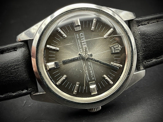 Vintage Citizen New Master 22 Automatic 35mm Gents Watch, Japan made - Grab A Watch Co