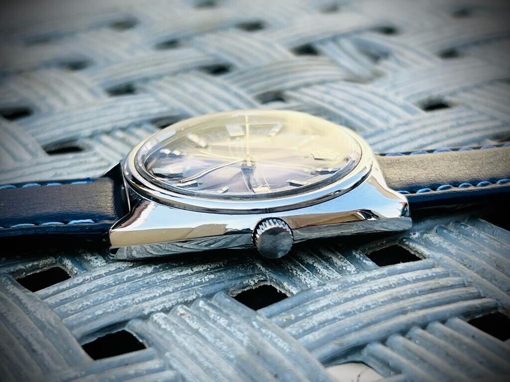Vintage Citizen New Master Purple Dial Manual Wind 38mm Gents Watch, Japan made