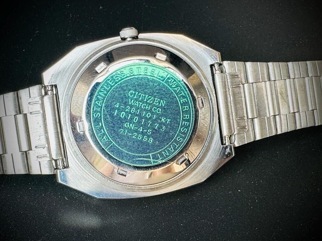Vintage Citizen NOS White Dial Automatic 21 Jewels 36mm 71-2558, Japan Made - Grab A Watch Co