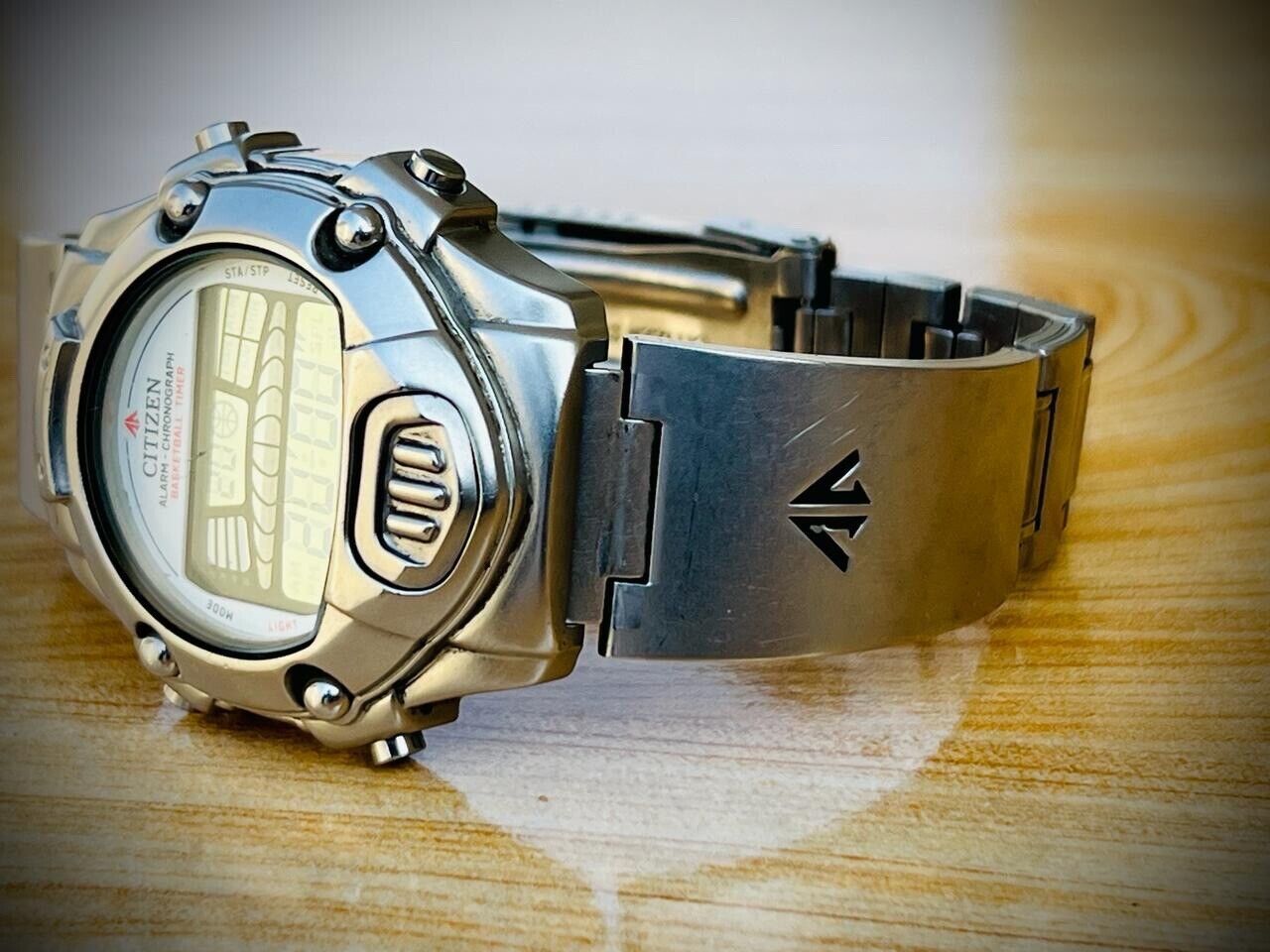 Vintage Citizen Promaster Digital Basketball Timer Japan Men's Watch 37mm RARE - Grab A Watch Co