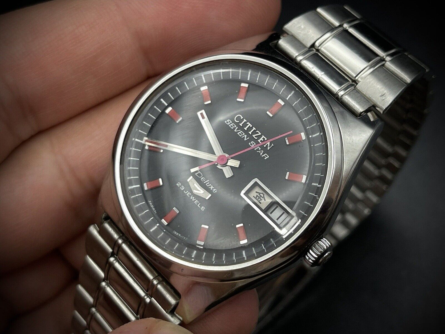 Vintage Citizen Seven Star Deluxe 23 Jewels Automatic Gents Watch, Japan made