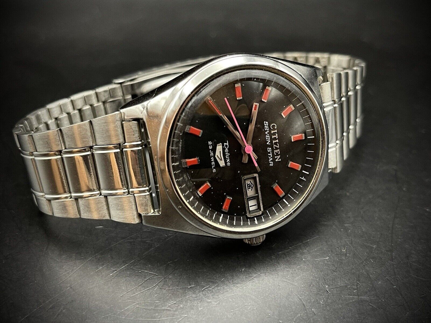Vintage Citizen Seven Star Deluxe 23 Jewels Automatic Gents Watch, Japan made