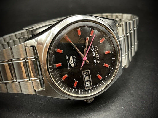 Vintage Citizen Seven Star Deluxe 23 Jewels Automatic Gents Watch, Japan made