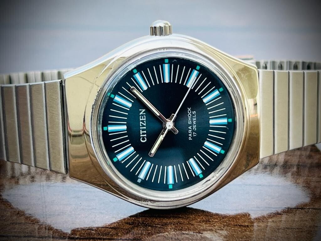 Vintage Citizen Stunning Dial Automatic 17 Jewels 0200 Mens Watch, Perfect - Grab A Watch Co