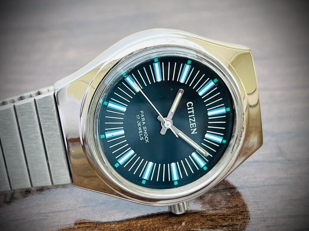 Vintage Citizen Stunning Dial Automatic 17 Jewels 0200 Mens Watch, Perfect - Grab A Watch Co