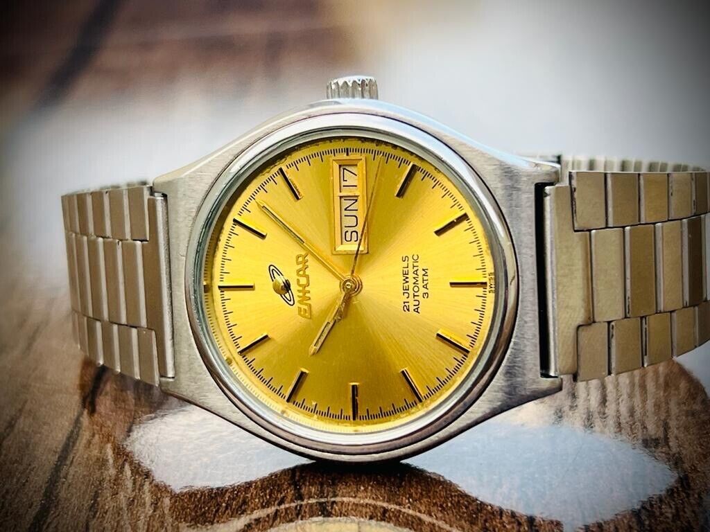 Vintage Enicar 30m Automatic Gents Watch, Swiss Made 35mm - Grab A Watch Co