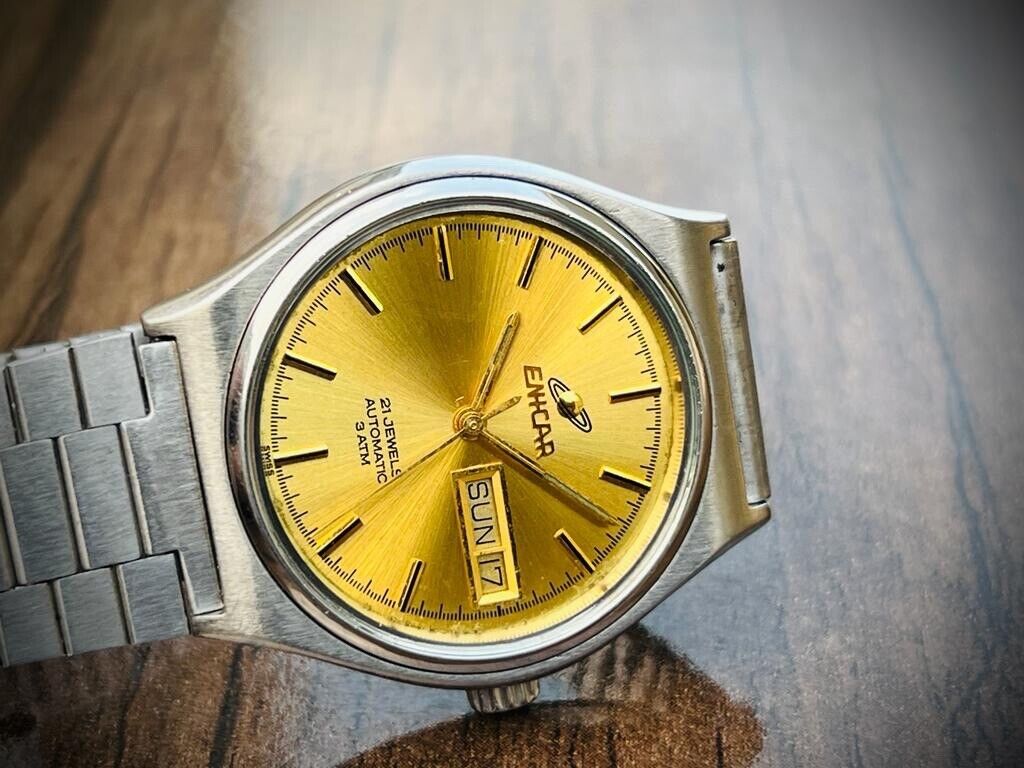 Vintage Enicar 30m Automatic Gents Watch, Swiss Made 35mm - Grab A Watch Co