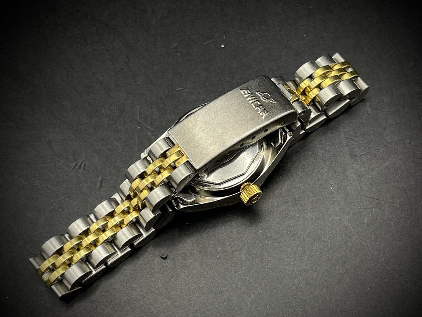 Vintage Enicar 50m Datejust Jubilee 26mm Rare Automatic Ladies Watch, 25J, Swiss - Grab A Watch Co