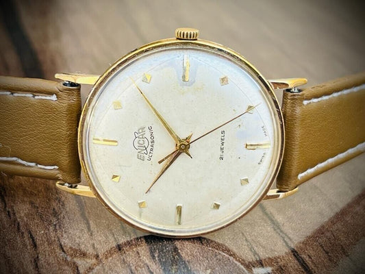 Vintage Enicar ULTRASONIC 100/149PS Rare Model Manual Wind Mens Swiss Watch - Grab A Watch Co