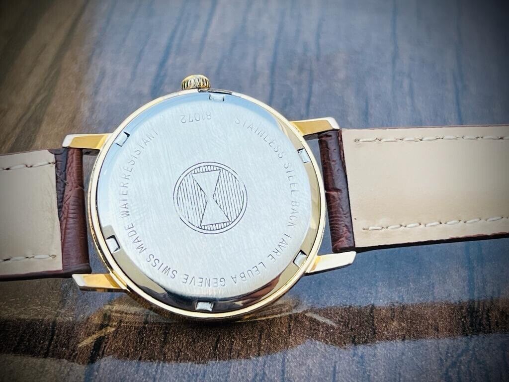 Vintage Favre Leuba Geneve Manual Wind Mens Watch 34mm, Perfect, Swiss Made - Grab A Watch Co