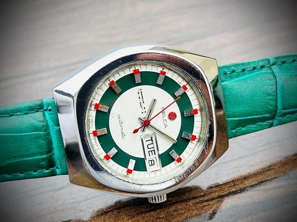 Vintage Felca Astovilla I Automatic Mens Watch, Swiss, Rare - Grab A Watch Co
