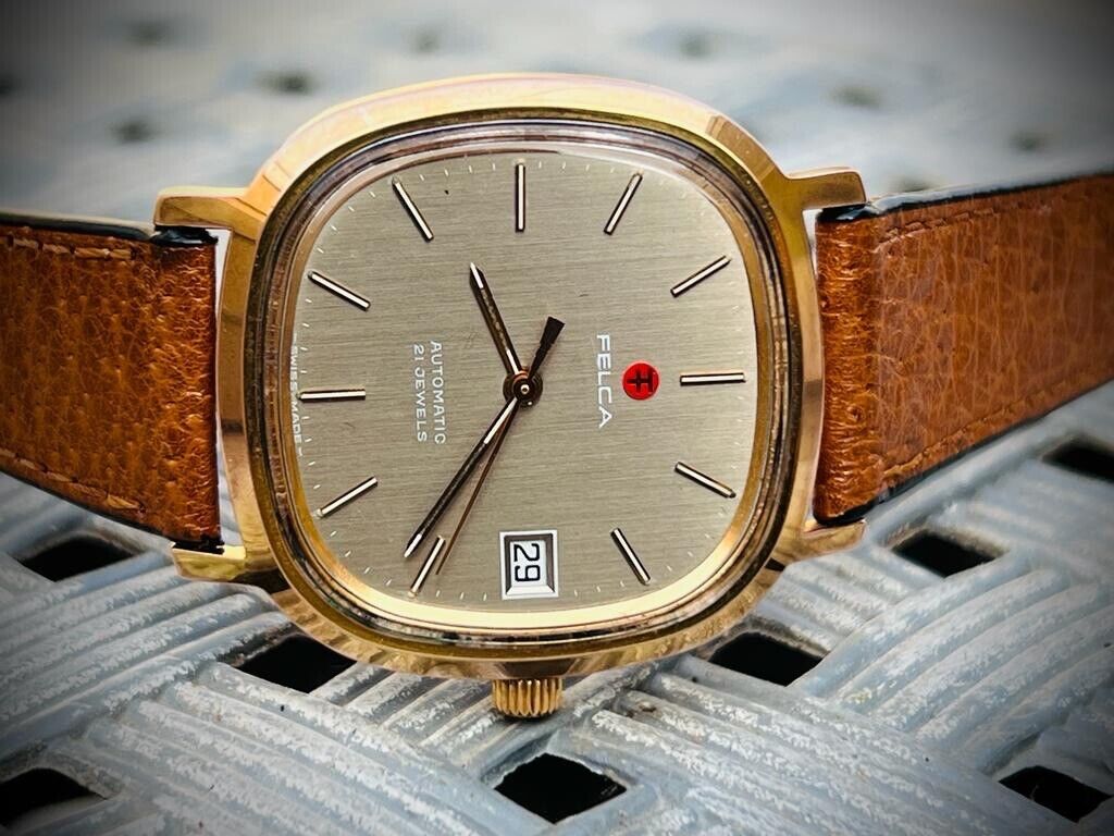 Vintage Felca Automatic 21J Gents Watch, Ref-8551, ETA 2892, Swiss, Perfect - Grab A Watch Co