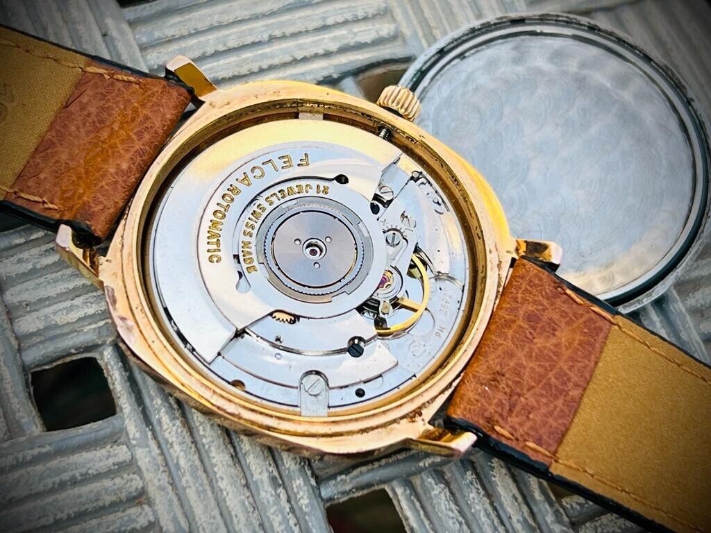 Vintage Felca Automatic 21J Gents Watch, Ref-8551, ETA 2892, Swiss, Perfect - Grab A Watch Co